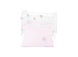 Kikkaboo Babybettwäsche Set Dream Big 3-teilig Decke 135 x 95 für Bett 140 x 70 rosa