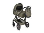 Cangaroo Kinderwagen 2 in1 iClick klappbar, Wickeltasche, Sportsitz, Babywanne grün