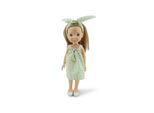 Moni Kinderpuppe 33 cm Pretty Doll Kleidung Haare Schuhe beweglich ab 3 Jahren grün