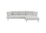 Moderano Ecksofa , Hellgrau , Textil , Ottomane rechts, L-Form , 339x153 cm , Typenauswahl, Lederauswahl, Stoffauswahl, Sitzqualitäten, seitenverkehrt erhältlich, Hocker erhältlich, Rücken echt, individuell planbar , Wohnzimmer, Sofas & Couches, Wohnlandschaften, Ecksofas