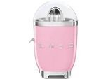 Smeg Zitronenpresse , Pink , Metall , 16.6x28.1x16.6 cm , BPA-frei, rutschfeste Gummifüße , Küchenzubehör, Küchenhelfer, Küchenpressen