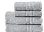 done.® Handtuch Set »Daily Uni«, (Set, 4 St., 2 Handtücher (50x100 cm)-2 Duschtücher (70x140 cm), saugfähiges Walkfrottier,...