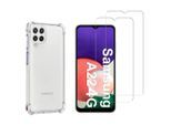 Hülle Galaxy A22 4G und 2 schutzfolien - TPU - Transparent