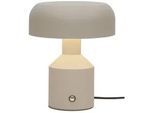 It's about Romi Tischleuchte , Sandfarben , Metall , 29 cm , mit Schalter , Lampen & Leuchten, Innenbeleuchtung, Tischlampen, Tischlampen
