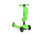 Moni Kinderroller 2 in 1 Lamborghini Laufrad, Lenkerhöhe verstellbar, klappbar grün