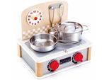 Hape Kinder-Küchenset »2-in-1 Küchen- & Grill-Set, 6-tlg.«