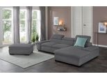 Ecksofa HOME AFFAIRE "Alberto L-Form", grau, B:286cm H:73cm T:174cm, 90% Polyester, 10% Polyamid;Luxus-Microfaser ALTARA NUBUCK (100% Polyester);Luxus-Microfaser weich (90% Polyester, 10% Polyamid);Microfaser Antiklederoptik, Sofas, Ecksofa, mit Kopfteilverstellung, wahlweise mit Bettfunktion