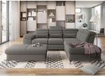 sit&more Ecksofa »Cabrio L-Form, mit Sitztiefenverstellung, Arm- und Kopfteilverstellung«, 3 Nierenkissen, Federkern, optional Bettfunktion und Stauraum