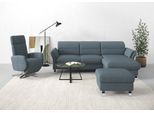 sit&more Ecksofa »Grenoble L-Form mit Federkern«, wahlweise mit Bettfunktion, Bettkasten, Arm- und Kopfteilverstellung