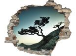queence Wandtattoo »Hang«, (1 St.), Wandsticker, Wandbild, selbstklebend, 3D, Wanddurchbruch