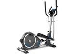 Crosstrainer BH FITNESS "easystep Dual G2518", grau (grau, blau), CrosstrainerB:63cm H:153cm L:144cm, Schwungmasse ca. 14 kg, 24 Widerstandsstufen, B:63cm H:153cm L:144cm