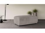 Polsterhocker HOME AFFAIRE "TAMMO", grau (taupe), B:70cm H:45cm T:120cm, 100% Polyester, Hocker, Polsterhocker, passend zur Serie, auch in Cord und Bouclé