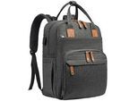 Xxxl Wickelrucksack , Dunkelgrau , Textil , 30x40x21 cm , Baby on Tour, Kinderwagen, Wickeltaschen & Wickelrucksäcke
