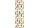queence Vinyltapete »John«, gemustert-Farbverlauf-bedruckt-abstrakt, 90x250cm, selbstklebend, kinderleichte Anbringung, Sticker