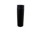 Bertrams ST-Pu Rauchrohr 08RL500-300L 500 mm, Ø 300 mm, pulverbeschichtet, schwarz