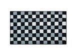 Grund Badematte , Grau , Textil , Karo , rechteckig , 60x90 cm , Oeko-Tex® Standard 100, Made in Europe , Heimtextilien, Badtextilien, Badematten