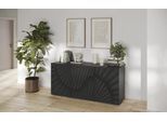 INOSIGN Sideboard »Snake Breite 181 cm, moderne Kommode mit 3 Türen«, Anrichte mit viel Stauraum, Front mit besonderem Siebdruck