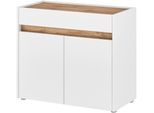 INOSIGN Kommode »GIRON/ CiTY, Schrank in Wotan Eiche, Sideboard im modernen Design«, in zwei Farben erhältlich, 2 Türen, 1 Schubkasten, 80 cm breit