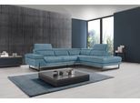 Egoitaliano Ecksofa »Queenie, extravagantes Sofa mit erstklassigem Sitzkomfort«, mit verstellbarer Armlehne und Kopfteilen für Wohlfühlkomfort