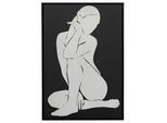 Keilrahmenbild Denise in Schwarz ca. 60x90cm