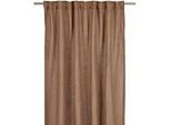Svanefors Fertigvorhang , Braun , Textil , Uni , 145x280 cm , Oeko-Tex® Standard 100 , Heimtextilien, Vorhänge, Fertigvorhänge