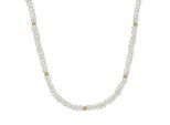 Perlenkette SMART JEWEL "mit Süßwasserperlen, Silber 925", weiß, Halsketten, Damen, 45cm, Silber 925 (Sterlingsilber), Perlenkette