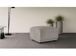 Polsterhocker HOME AFFAIRE "TAMMO", grau (taupe), B:70cm H:45cm T:70cm, 100% Polyester, Hocker, Polsterhocker, passend zur Serie, auch in Cord und Bouclé