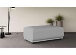 Polsterhocker HOME AFFAIRE "TAMMO", grau (hellgrau), B:70cm H:45cm T:120cm, 100% Polyester, Hocker, Polsterhocker, passend zur Serie, auch in Cord und Bouclé