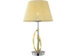 Xxxl Tischleuchte , Chromfarben, Goldfarben , Metall, Kunststoff , 23x50x23 cm , RoHS, Europäischer Sicherheitsstandard , Schnurschalter, einfach zu transportieren , Lampen & Leuchten, Leuchtenserien
