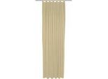 Vorhang WIRTH "Trondheim B", beige, B:132cm H:345cm, Polyacryl, Gardinen, nach Maß