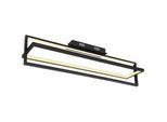 LED-Deckenleuchte Flips Opal/Schwarz max. 23 Watt Deckenlampe