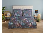 good morning Wendebettwäsche »Quinn1«, Baumwolle, 135x200, 2 Teilig, Reissverschluss, Wendeoptik, Blumen