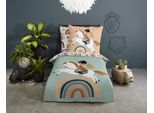 good morning Kinderbettwäsche »Destin«, Baumwolle, 135x200, Reissverschluss, Wendeoptik, Kind, Mädchen, Pferd