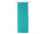 Vorhang WIRTH "Trondheim 328 g/m2" Gr. 10, blau (türkis), B:172cm H:225cm, Chenille, Polyacryl, Gardinen