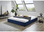 Polsterbett "Osaka", blau (königsblau), B:185cm L:205cm, Bezug: Glanzvelours 100% Polyester, Polsterung: Polsterwatte 100% Polyester, Gestell: Holzwerkstoff, WESTFALIA SCHLAFKOMFORT, Betten, Polsterbett, auch ohne Matratze erhältlich oder in H2,H3 und H4 erhältich