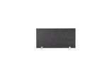 Schreibtisch-Set desktopz Standfuss Farbe: anthrazit, Größe: 100x50x1cm