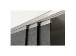 room-devider Paneel-Set rail & roll 4 mm Farbe: anthrazit, Größe: 50x300x1cm