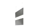 baffel multiple-Set - Deckenträger - 2-fach Farbe: grau, Größe: 100x50x2,5cm