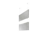 baffel multiple-Set - Deckenträger Odenwald - 3-fach Farbe: lichtgrau, Größe: 200x50x2,5cm