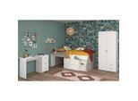 Parisot Kinderzimmer 3-teilig "Milky 13" Weiß / Grey Loft