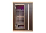 Dewello Infrarotkabine Infrarotsauna MELVILLE 130cm x 105cm