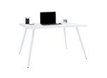 VCM Schreibtisch Computertisch Bürotisch Skandanivischer Retro Look Salia 80x50 cm