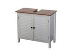 HTI-Line Waschbeckenunterschrank Bambus