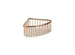 Brillantbad BAMBER Eckseifenkorb Messing Gold Kupfer matt 265x90x205 mm für Bad & Küche >> zum Bohren