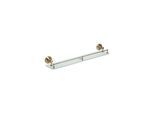Brillantbad BETRO BRONZE Glasablage Messing Glas Bronze 600x90x125 mm für Bad & Küche >> zum Bohren