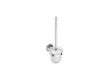 Brillantbad BETRO CHROM WC-Bürstengarnitur Messing Glas Chrom 110x360x145 mm für Bad & WC >> zum Bohren