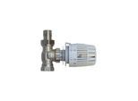 HEIMEIER Thermostat-Ventil 1/2 Z DG, weiss, vernickelt, mit Fühler K