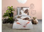 good morning Kinderbettwäsche »Semmie«, 100% Baumwolle, 135x200, Reissverschluss, Wendeoptik, Kind, Tier