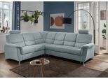 Home affaire Ecksofa »Pisa L-Form, mit Schlaffunktion, Stauraum, 2x höhenverstellbare«, Kopfstützen und Relaxfunktion im...