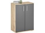 HBZ Kommode »BC-Drift-2, Mehrzweckschrank Stellmass BxHxT 60x84x35 cm«, (1 St.), Schrank mit 2 Türen und 1 Einlegeboden
